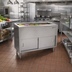 Thumbnail image #2 for Eagle Group Spec-Master 79-Inch Stationary Ice-Cooled 5-Pan Cold Food Table