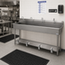 Thumbnail image #1 for Advance Tabco 96 Inch 4-Station Toe-Push Multi-Wash Hand Sink with Gooseneck Spouts