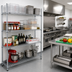 Thumbnail image #3 for EAGLEbrite Double-Mat Wire Shelving Starter Unit, 4-Tier, 60 x 18 x 74 Inches, Zinc Finish