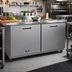 Thumbnail image #3 for Kelvinator Commercial 61-Inch Two-Section Undercounter Refrigerator, 15.5 Cu. Ft., Solid Doors, Rear-Mounted Self-Contained Refrigeration