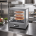 Thumbnail image #2 for Doyon Countertop Hot Food Display Case with Rotating Three-Tier Rack, 3-Pizza Capacity
