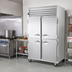 Thumbnail image #2 for Dealer's Choice G22001 2-Section Reach-In Freezer with Half-Height Solid Doors, Self-Contained, 115V