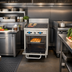 Thumbnail image #2 for Comstock-Castle Commercial 24-Inch Gas Char-Broiler Range with Space-Saver Oven