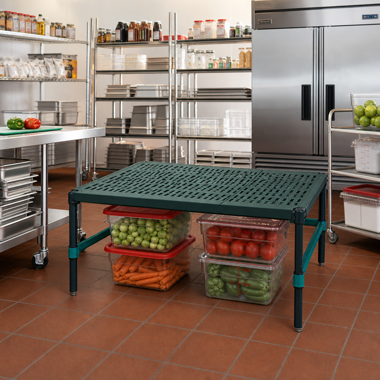 Product image #2 for Eagle QuadPLUS Mobile Dunnage Rack, 30 x 21 x 14 Inches, 800 lb. Capacity
