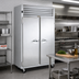 Thumbnail image #2 for Traulsen Spec-Line 58-Inch Wide Two-Section Reach-In Freezer with Half-Height Solid Doors, 26-Inch Deep, Self-Contained