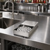 Thumbnail image #2 for Glastender Undercounter Mount Rinser Faucet, 5 x 9 Inch, Stainless Steel
