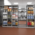 Thumbnail image #2 for Metro qwikTRAK HD 7 Ft Track Set for Stationary Shelving Units