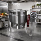 Thumbnail image #2 for Crown ELT-60F 60 Gallon Electric Full Jacket Tilting Steam Kettle
