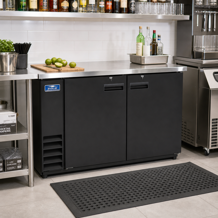 Product image #2 for Arctic Air ABB60 61-Inch Two-Section Back Bar Refrigerator with Solid Locking Doors