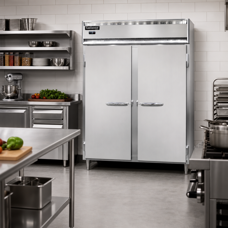 Product image #2 for Continental Refrigerator Designer Line D2FENSS 2-Section Wide Reach-In Freezer
