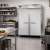 Thumbnail image #2 for Continental Refrigerator Designer Line D2FENSS 2-Section Wide Reach-In Freezer