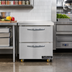 Thumbnail image #2 for Continental Refrigerator 27-Inch One-Section Undercounter Freezer with 2 Drawers, 7.4 Cu. Ft., R-290, 1/4 HP