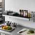 Thumbnail image #2 for Fermod Vented Wall Shelving Unit with Removable Polymer Inserts, 47 Inch W x 14 Inch D