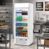 Thumbnail image #2 for Beverage Air MarketMax 30-Inch One-Section Reach-In Glass Door Merchandiser Refrigerator, 25.97 Cu. Ft., White, Bottom Mount