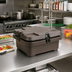 Thumbnail image #3 for Cambro Camcarrier® Insulated Half-Size Top-Loading Food Pan Carrier, Dark Brown