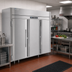 Thumbnail image #2 for Victory UltraSpec V-Core 3-Section Extra Wide Solid Door Reach-In Freezer, 74.16 Cu. Ft.