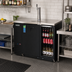 Thumbnail image #2 for Everest Refrigeration EBDS2-BBG-24 Two-Section Back Bar & Direct Draw Keg Refrigerator Combo