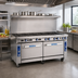 Thumbnail image #2 for Imperial Pro Series 72-Inch Commercial Gas Range with 12 Open Burners, Convection Oven, and Standard Oven