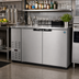 Thumbnail image #2 for Hoshizaki BB59-S Two-Section Back Bar Refrigerator with Solid Locking Swing Doors, Stainless Steel Exterior, 59-1/2 Inch Wide