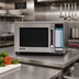 Thumbnail image #3 for Sharp Express Defrost Heavy Duty Commercial Microwave Oven, 0.70 Cu. Ft., 1200-Watt, Stainless Steel
