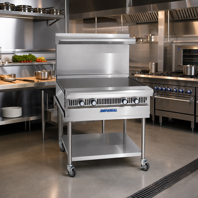 Product image #2 for Imperial Spec Series Heavy Duty 12-Inch Gas Add-A-Unit Griddle Range