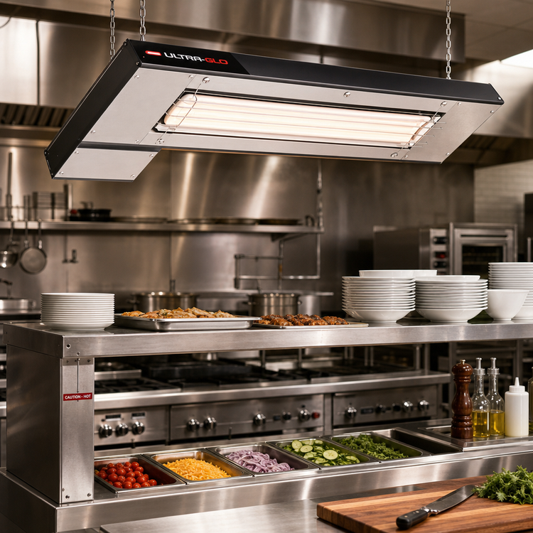 Product image #2 for Hatco Ultra-Glo 60-Inch Lighted Ceramic Infrared Strip Heater
