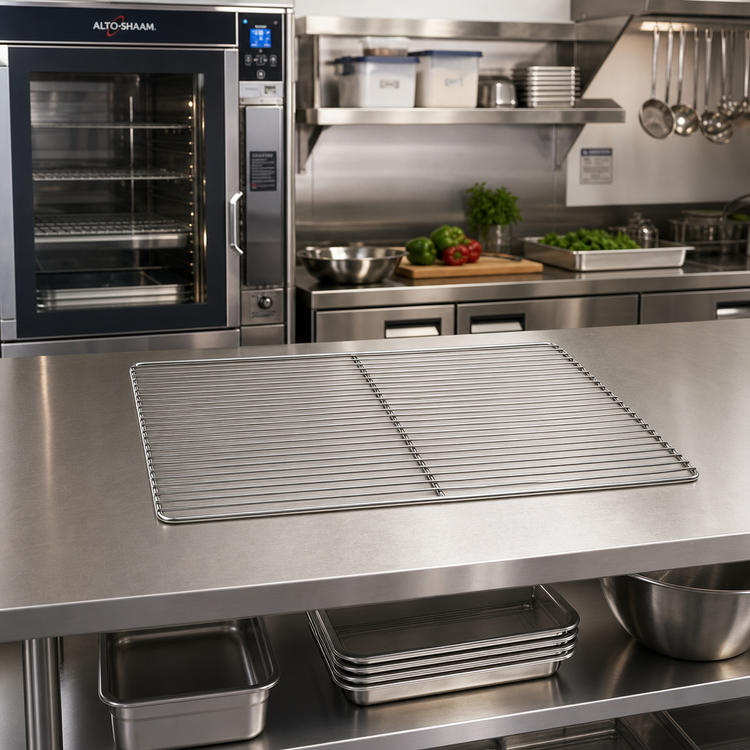 Product image #2 for Alto-Shaam SH-2324 Stainless Steel Wire Reach-In Shelf