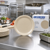 Thumbnail image #3 for Carlisle Kingline 10-Inch Round Narrow Rim Melamine Dinner Plate, Tan