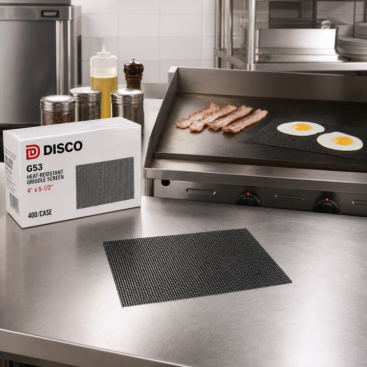 Product image #2 for Disco G53 4" x 5-1/2" Heat-Resistant Griddle Screen, 400/Case