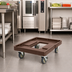 Thumbnail image #3 for Cambro Camdolly® Open-Frame Food Carrier Dolly, 300 lb. Capacity, Dark Brown