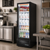 Thumbnail image #2 for True FLM-27~TSL01 Full-Length 1-Section Glass Door Refrigerator Merchandiser, 27 Inch, Self-Contained Bottom Mount