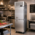 Thumbnail image #2 for Turbo Air PRO Series 25 Cu. Ft. 1-Section Reach-In Heated Holding Cabinet with 2 Half Solid Doors, 115V