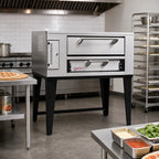 Thumbnail image #2 for Marsal (Middleby) SD-236 Single Gas Deck Pizza Oven, 24 x 36 Inch Brick Deck, 2 18-Inch Pie Capacity, Thermostatic