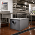 Thumbnail image #2 for Omcan 40 lb. Commercial Grease Trap with 20 GPM Flow Rate and 3-Inch Threaded Inlet/Outlet