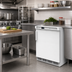 Thumbnail image #2 for Serv-Ware Value Series 1-Door Undercounter Freezer, 5 Cu. Ft., White Painted Finish