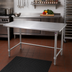 Thumbnail image #2 for John Boos Stallion 60 Inch x 24 Inch 16 Gauge 300 Series Stainless Steel Flat Top Work Table with Safety Edge