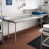 Thumbnail image #2 for Spec-Master Straight Clean Dishtable, 120-Inch Left-to-Right, 14/304 Stainless Steel, 8-Inch Backsplash