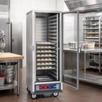Thumbnail image #2 for Metro C5 C519-PFC-L Full-Height Mobile Non-Insulated Proofing Cabinet, Clear Door, 35-Pan Capacity