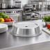 Thumbnail image #2 for Vollrath Stainless Steel Satin Finish Round Plate Cover for 9 3/16