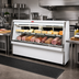 Thumbnail image #2 for Howard-McCray 34E Series Remote Double Duty Deli Meat & Cheese Service Case, 52-1/2 Inch, White, LED Lighting