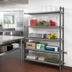 Thumbnail image #2 for Cambro Camshelving Basics Plus 5-Tier Vented Polymer Add-On Shelving Unit, 18 x 54 x 64 Inches, Brushed Graphite
