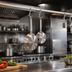 Thumbnail image #2 for Commercial Double Prong 304 Stainless Steel Pot Rack Hook