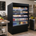 Thumbnail image #2 for Howard-McCray 35E Series 51-Inch Open Merchandiser Open-Air Cooler with 4 Lighted Shelves, Black