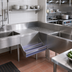 Thumbnail image #2 for Advance Tabco Prestige 90° Freestanding Corner Drainboard Filler for 30-Inch Deep Left and Right Units