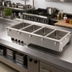 Thumbnail image #2 for Vollrath 4-Well Insulated Electric Hot Food Well Drop-In with Thermostatic Controls and Manifold Drain