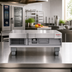 Thumbnail image #2 for RATIONAL Adjustable Base with Feet for iCombi 6- and 10-Half Size Tabletop Units
