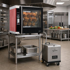 Thumbnail image #2 for Alto-Shaam AR-7E/GC Mobile Grease Collection Tank with Telescoping Drain Line and Interior Collection Pan for AR-7E Rotisserie Oven