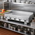 Thumbnail image #2 for Garland Master CG-72F 72-Inch Countertop Gas Front Drain Production Griddle with 1-Inch Polished Steel Plate