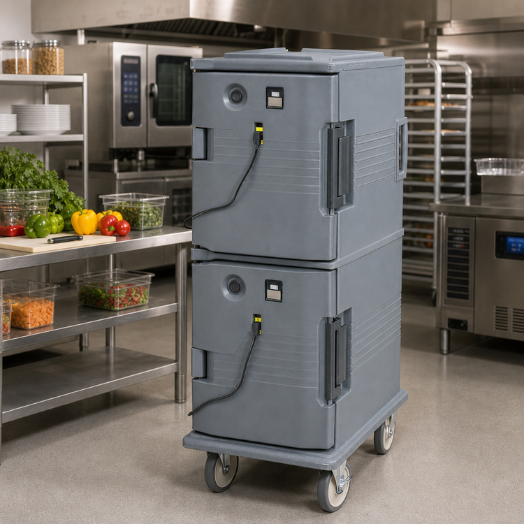 Product image #3 for Cambro Ultra Camcart® Heated Replacement Retrofit Top Door for UPCH800 Series Food Pan Carrier