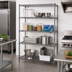 Thumbnail image #2 for Metro Super Erecta Stationary Starter Wire Shelving Unit, 60W x 18D x 74H, 4 Shelves, Metroseal Gray
